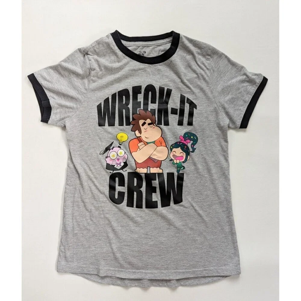 Wreck-It Crew Ralph Disney Kids T-Shirt Size Large